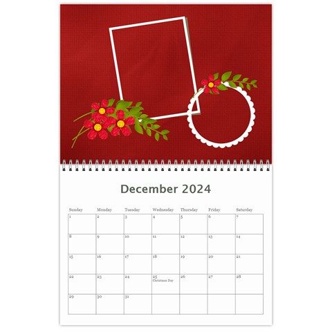 Calendar Dec 2024