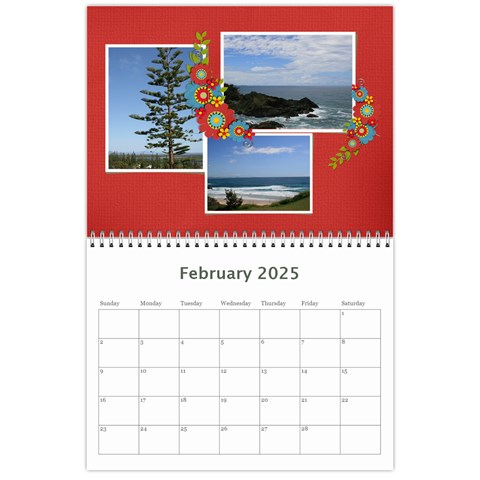 Calendar Feb 2025