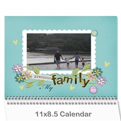 Calendar- Cherished memories - Wall Calendar 11  x 8.5  (12-Months)