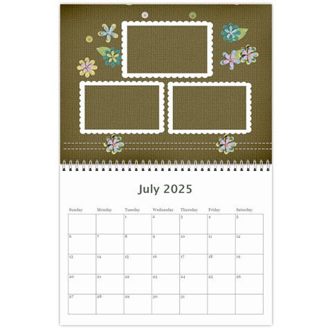 Calendar Jul 2025