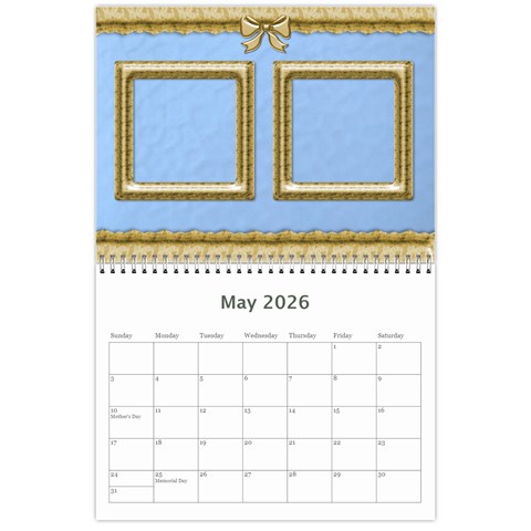 Formal Elegant 2026 (any Year) Calendar By Deborah May 2026