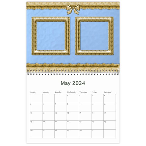 Formal Elegant 2024 (any Year) Calendar By Deborah May 2024