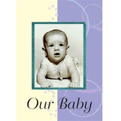 Birth announcement 1 - Greeting Card 5  x 7 