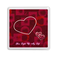 You Light Up My Life pink Memory card reader - Memory Card Reader (Square)