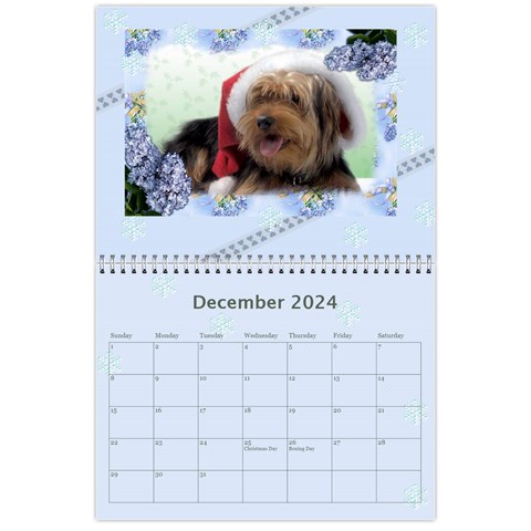 Framed With Flowers 2024 (any Year) Calendar By Deborah Dec 2024