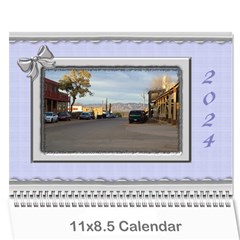 Elegant in Silver 2023 (any Year) Calendar - Wall Calendar 11  x 8.5  (12-Months)