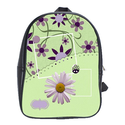 Lavender Essentials Backpack 2 By Lisa Minor Front