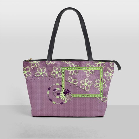 Lavender Essentials Classic Shoulder Handbag 1 By Lisa Minor Front