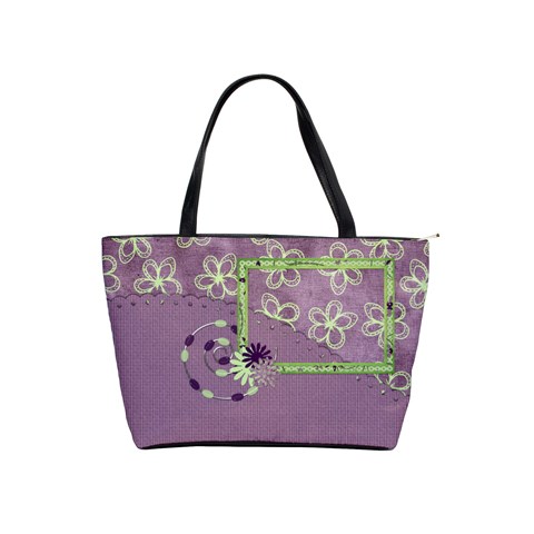 Lavender Essentials Classic Shoulder Handbag 1 By Lisa Minor Front
