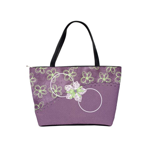 Lavender Essentials Classic Shoulder Handbag 1 By Lisa Minor Back