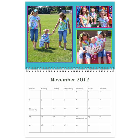 Calender (the Girls) By Sierra Nov 2012