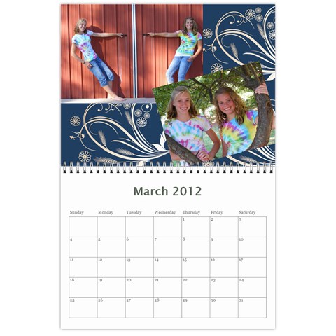 Calender (the Girls) By Sierra Mar 2012