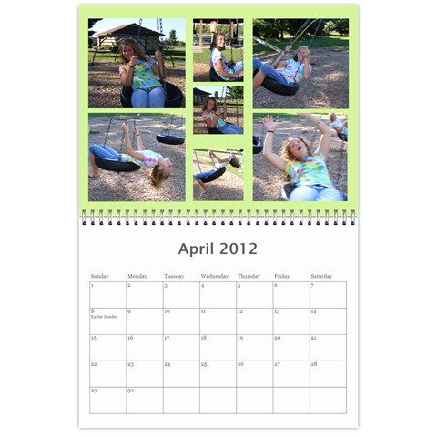 Calender (the Girls) By Sierra Apr 2012