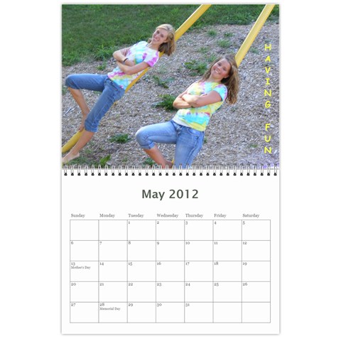 Calender (the Girls) By Sierra May 2012