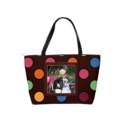 Colorful World Shoulder Handbag By Blue Angel Back