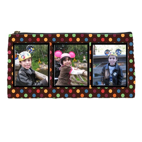 Colorful World Pencil Case By Blue Angel Front