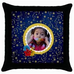 Throw Pillow Case- Magical Memories - Throw Pillow Case (Black)