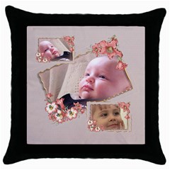 My Little one (5 styles) - Throw Pillow Case (Black)