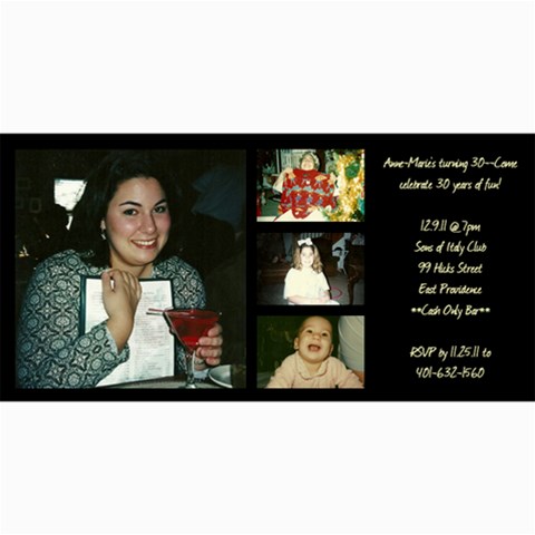 Invites By Anne 8 x4  Photo Card - 4
