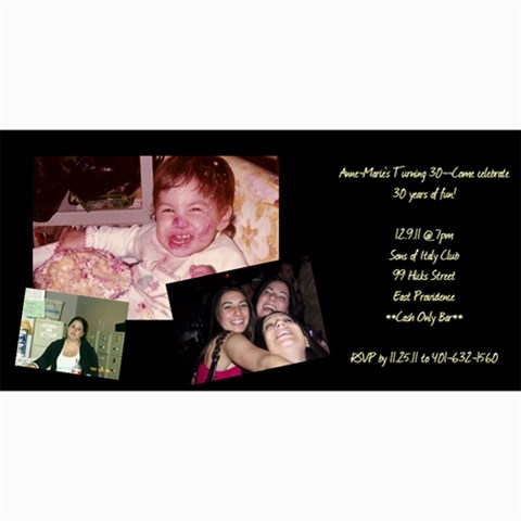 Invites By Anne 8 x4  Photo Card - 6