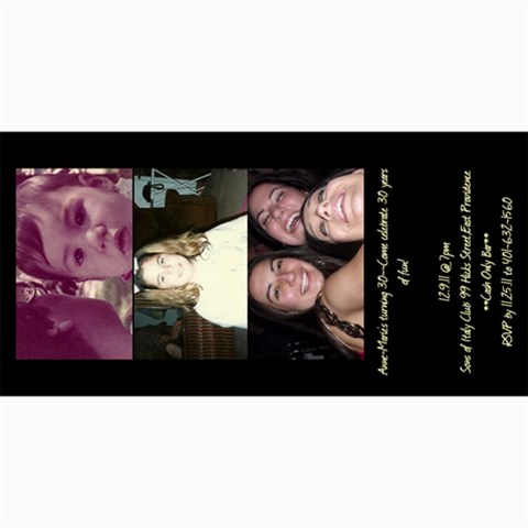Invites By Anne 8 x4  Photo Card - 9