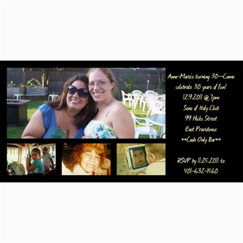 Invites By Anne 8 x4  Photo Card - 10