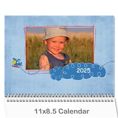 For the Boys/any theme-12 month 2025 calendar - Wall Calendar 11  x 8.5  (12-Months)