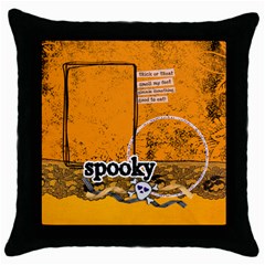 Spooky Halloween- pillow (1side) (5 styles) - Throw Pillow Case (Black) Spooky Halloween- pillow (1side) (5 styles) - Throw Pillow Case (Black)