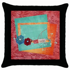 Together/Family- pillow (1side) - Throw Pillow Case (Black)