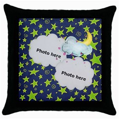 dreams pillow case - Throw Pillow Case (Black)