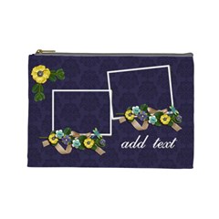 Cosmetic Bag (Large) - Burst of Flowers