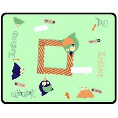 Monsters/boys- Fleece Blanket (M) - Fleece Blanket (Medium)