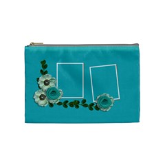 Cosmetic Bag (Medium)- Blue Dreams