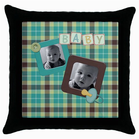Baby Boy Pillow By Rubyjanedesigns Front
