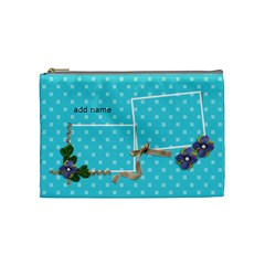 Cosmetic Bag (Medium)- Ribbon and Flowers (7 styles)