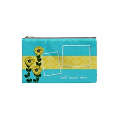 Cosmetic Bag (Small) - Yellow Flowers Cosmetic Bag (Small) - Yellow Flowers