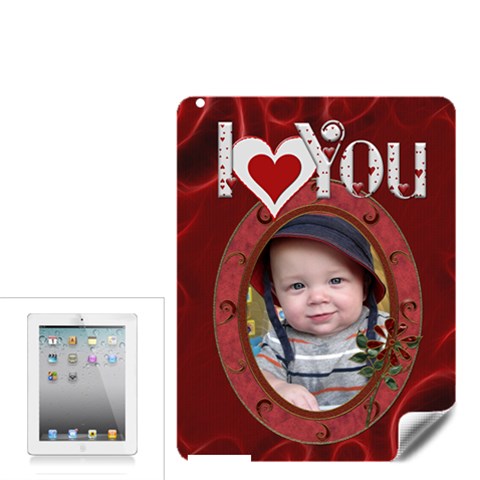 I Love You Ipad 2 Skin By Lil Front