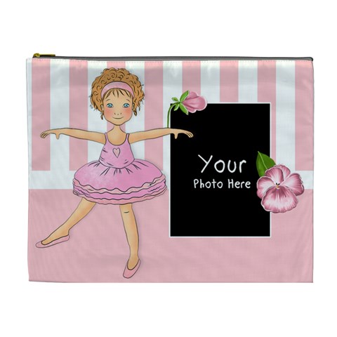 Ballerina Cosmetic Bag Xl By Lillyskite Front
