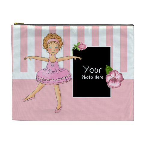 Ballerina Cosmetic Bag Xl By Lillyskite Front