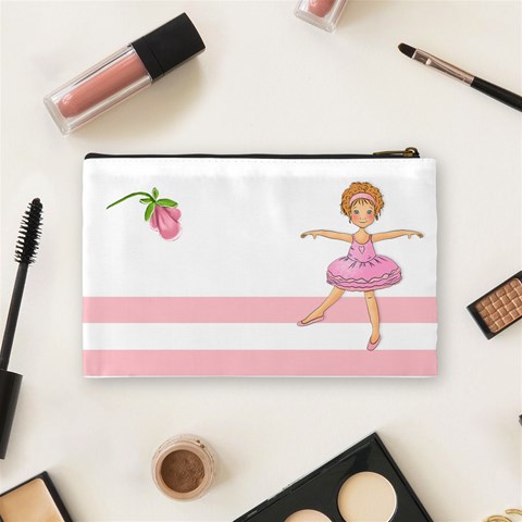 Ballerina Cosmetic Bag Medium By Lillyskite Back