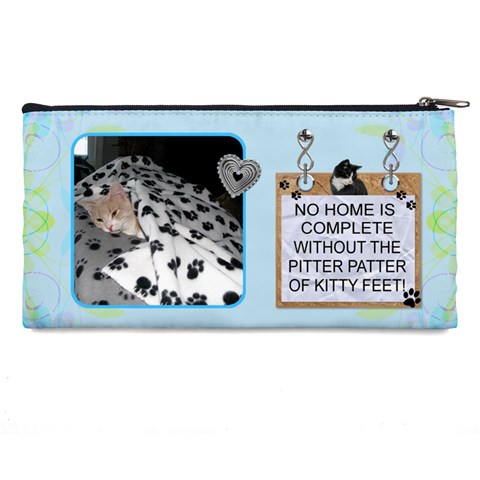 Crazy Cat Pencil Case By Lil Back