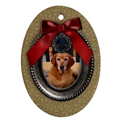 Christmas/blessings-ornament (oval, 2 sides) - Oval Ornament (Two Sides)