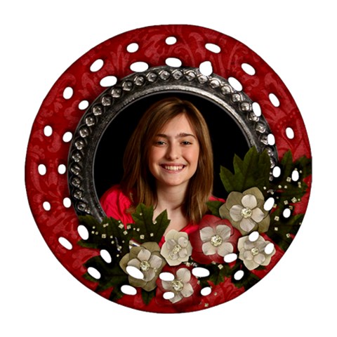 Christmas/flowers Back