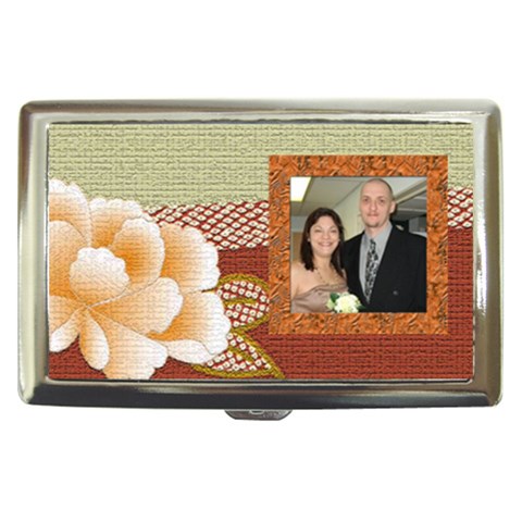 Rose Cigarette Money Case By Kim Blair Front