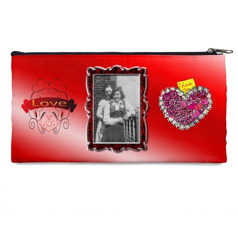 Red Pencil Case By Kimmy Back