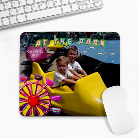 At The Park Mousepad By Aliciazeller Front