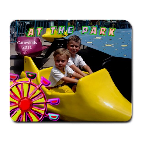At The Park Mousepad By Aliciazeller Front