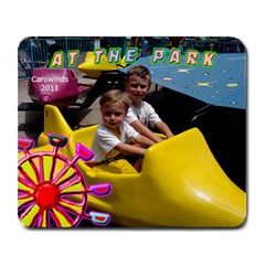 at the park mousepad - Large Mousepad