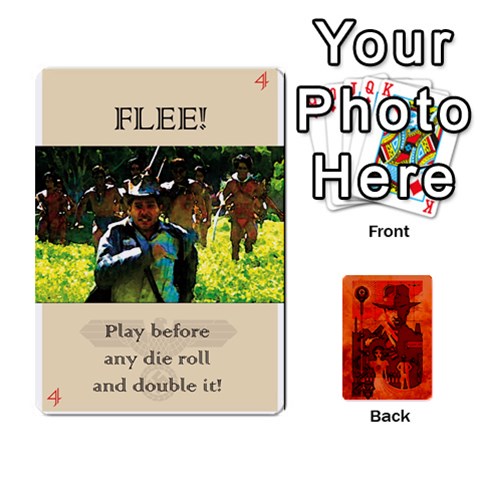 Indiana Jones Fireball Card Set 02 By German R  Gomez Front - Spade3