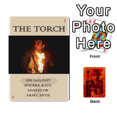 Indiana Jones Fireball Card Set 02 By German R  Gomez Front - Heart2